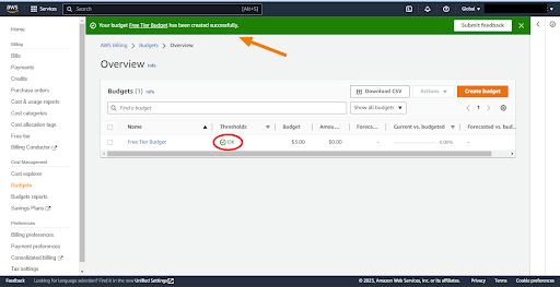 Setting Up Your AWS Budget and Billing Alerts